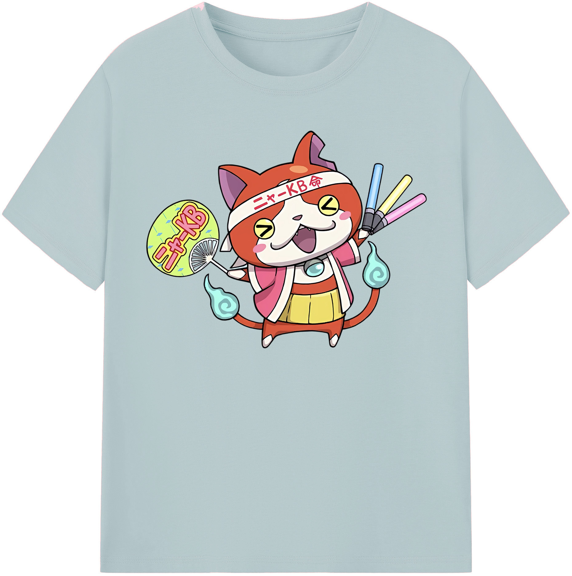 （画像用） 妖怪ウォッチ Yo-kai Watch 綿100％半袖Tシャツ（フロントプリント）